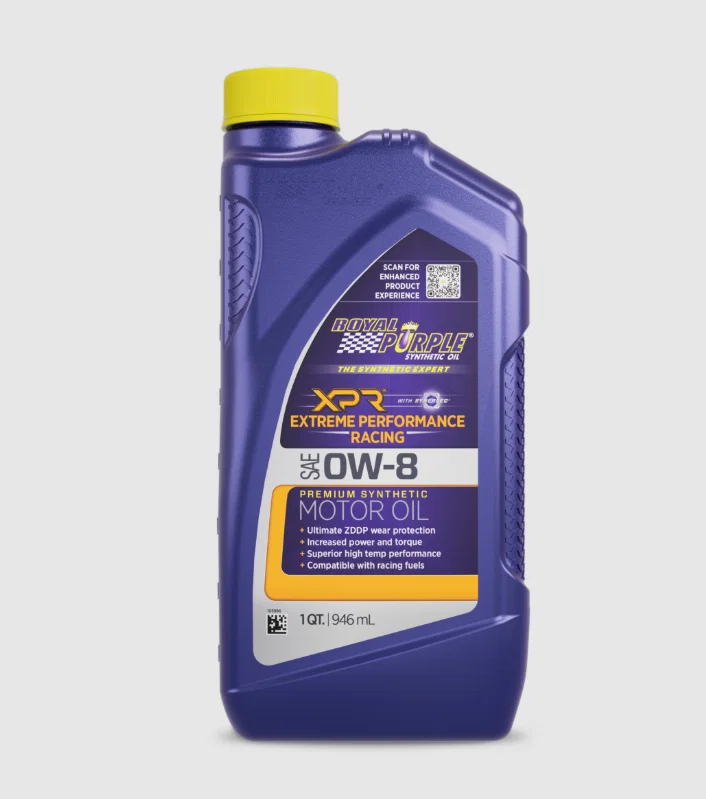 01009 – ROYAL PURPLE Oil, SAE 0W-8 Synthetic 1 Quart Bottle Single